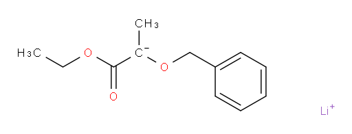 lithium 2-(benzyloxy)-1-ethoxy-1-oxopropan-2-ide