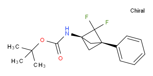 tert-butyl N-[(1r,3r)-2,2-difluoro-3-phenylbicyclo[1.1.1]pentan-1-yl]carbamate
