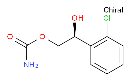 (2S)-2-(2-chlorophenyl)-2-hydroxyethyl carbamate