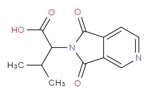 2-{1,3-dioxo-1H,2H,3H-pyrrolo[3,4-c]pyridin-2-yl}-3-methylbutanoic acid