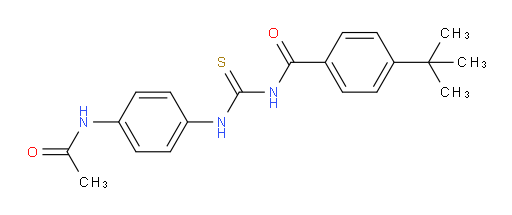 N-[4-({[(4-tert-butylphenyl)formamido]methanethioyl}amino)phenyl]acetamide