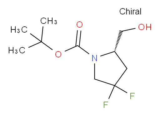 tert-butyl (2S)-4,4-difluoro-2-(hydroxymethyl)pyrrolidine-1-carboxylate
