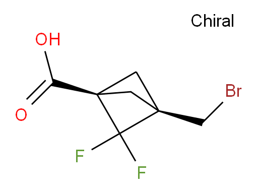 (1r,3r)-3-(bromomethyl)-2,2-difluorobicyclo[1.1.1]pentane-1-carboxylic acid