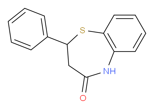 2-phenyl-2,3,4,5-tetrahydro-1,5-benzothiazepin-4-one