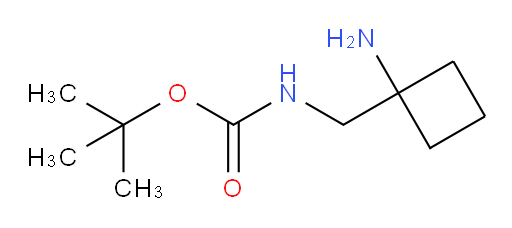 tert-butyl N-[(1-aminocyclobutyl)methyl]carbamate