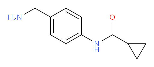 N-[4-(aminomethyl)phenyl]cyclopropanecarboxamide