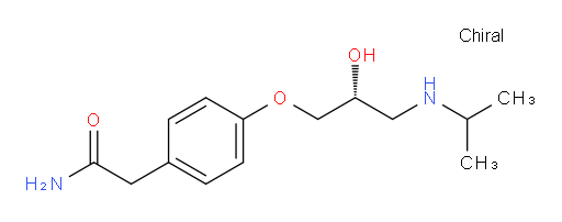 2-{4-[(2R)-2-hydroxy-3-[(propan-2-yl)amino]propoxy]phenyl}acetamide