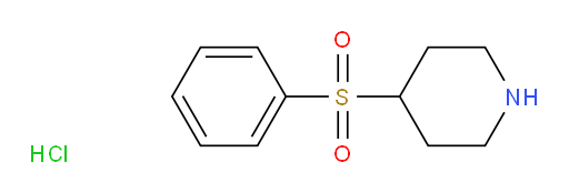 4-(benzenesulfonyl)piperidine hydrochloride
