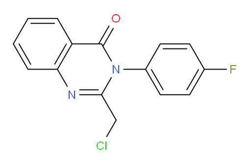 2-(chloromethyl)-3-(4-fluorophenyl)-3,4-dihydroquinazolin-4-one