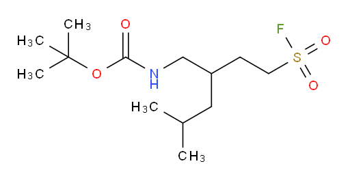 tert-butyl N-[4-(fluorosulfonyl)-2-(2-methylpropyl)butyl]carbamate