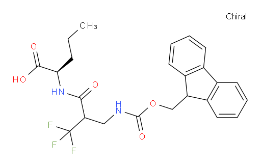(2R)-2-{2-[({[(9H-fluoren-9-yl)methoxy]carbonyl}amino)methyl]-3,3,3-trifluoropropanamido}pentanoic acid