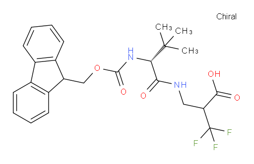 3-[(2R)-2-({[(9H-fluoren-9-yl)methoxy]carbonyl}amino)-3,3-dimethylbutanamido]-2-(trifluoromethyl)propanoic acid