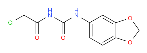 1-(1,3-dioxaindan-5-yl)-3-(2-chloroacetyl)urea