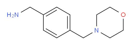 {4-[(morpholin-4-yl)methyl]phenyl}methanamine
