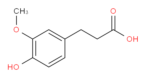 3-(4-hydroxy-3-methoxyphenyl)propanoic acid