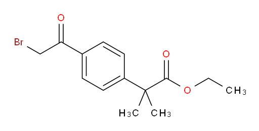 ethyl 2-(4-(2-bromoacetyl)phenyl)-2-methylpropanoate