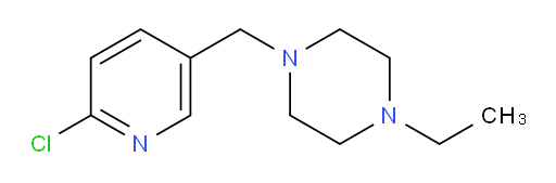 1-((6-chloropyridin-3-yl)methyl)-4-ethylpiperazine
