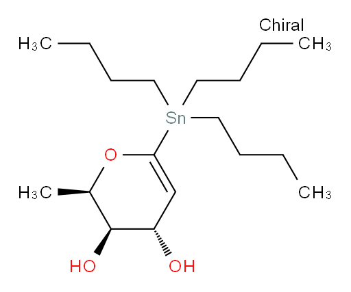 (2R,3R,4S)-2-methyl-6-(tributylstannyl)-3,4-dihydro-2H-pyran-3,4-diol