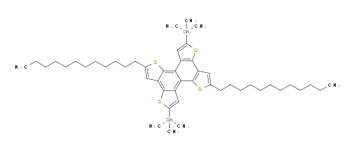 (5,11-didodecylnaphtho[1,2-b:3,4-b':5,6-b'':7,8-b''']tetrathiophene-2,8-diyl)bis(trimethylstannane)