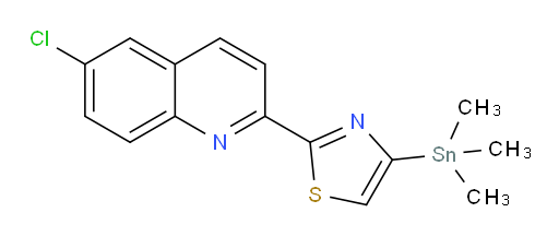2-(6-chloroquinolin-2-yl)-4-(trimethylstannyl)thiazole