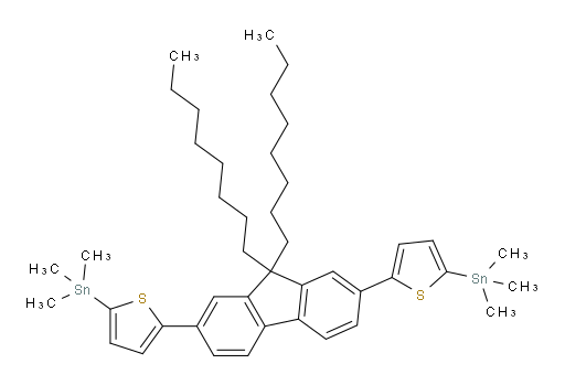 (5,5'-(9,9-dioctyl-9H-fluorene-2,7-diyl)bis(thiophene-5,2-diyl))bis(trimethylstannane)