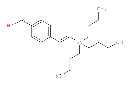 (E)-(4-(2-(tributylstannyl)vinyl)phenyl)methanol