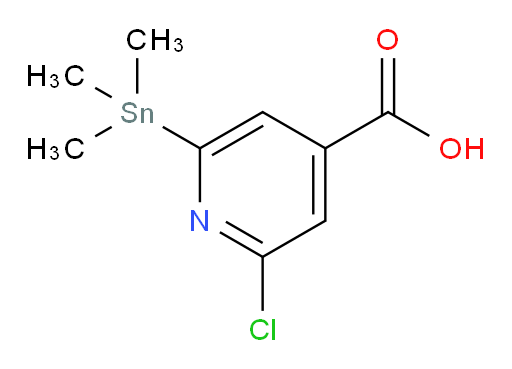 2-chloro-6-(trimethylstannyl)isonicotinic acid