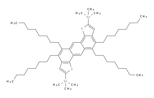 (4,5,10,11-tetraoctylanthra[1,2-b:5,6-b']dithiophene-2,8-diyl)bis(trimethylstannane)