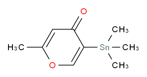 2-methyl-5-(trimethylstannyl)-4H-pyran-4-one