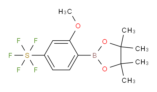[3-methoxy-4-(4,4,5,5-tetramethyl-1,3,2-dioxaborolan-2-yl)phenyl]-sulfur pentafluoride
