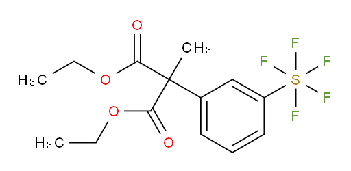 [3-[2-Ethoxy-1-(ethoxycarbonyl)-1-methyl-2-oxoethyl]phenyl]sulfur pentafluoride