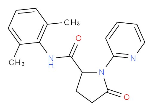 N-(2,6-dimethylphenyl)-5-oxo-1-(pyridin-2-yl)pyrrolidine-2-carboxamide