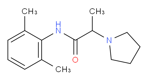 N-(2,6-dimethylphenyl)-2-(pyrrolidin-1-yl)propanamide