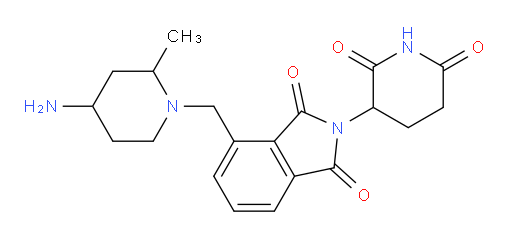 4-((4-amino-2-methylpiperidin-1-yl)methyl)-2-(2,6-dioxopiperidin-3-yl)isoindoline-1,3-dione