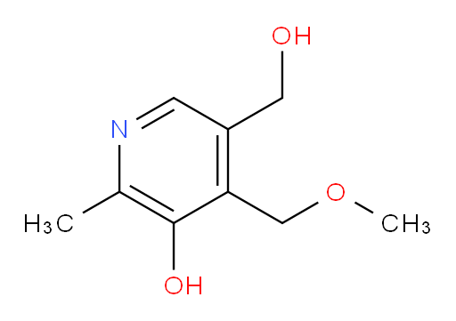5-(hydroxymethyl)-4-(methoxymethyl)-2-methylpyridin-3-ol