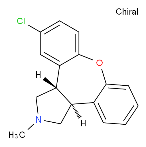(3aS,12bS)-5-chloro-2-methyl-2,3,3a,12b-tetrahydro-1H-dibenzo[2,3:6,7]oxepino[4,5-c]pyrrole