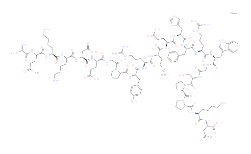 L-Alanyl-L-α-glutamyl-L-lysyl-L-lysyl-L-α-aspartyl-L-α-glutamylglycyl-L-prolyl-L-tyrosyl-L-arginyl-L-methionyl-L-α-glutamyl-L-histidyl-L-phenylalanyl-L-arginyl-L-tryptophylglycyl-L-seryl-L-prolyl-L-prolyl-L-lysyl-L-aspartic acid