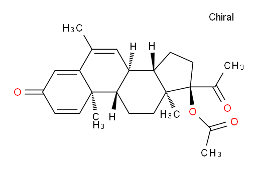 (8R,9S,10R,13S,14S,17R)-17-acetyl-6,10,13-trimethyl-3-oxo-2,3,8,9,10,11,12,13,14,15,16,17-dodecahydro-1H-cyclopenta[a]phenanthren-17-yl acetate