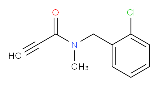 N-[(2-chlorophenyl)methyl]-N-methylprop-2-ynamide