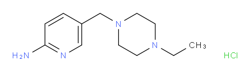 5-((4-ethylpiperazin-1-yl)methyl)pyridin-2-amine hydrochloride