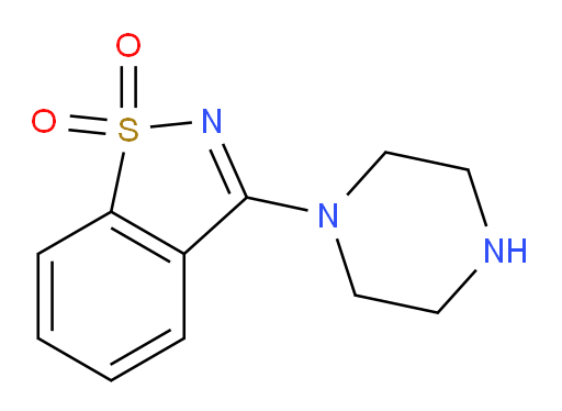 3-(piperazin-1-yl)benzo[d]isothiazole 1,1-dioxide