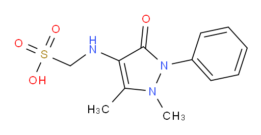 1-[(2,3-Dihydro-1,5-dimethyl-3-oxo-2-phenyl-1H-pyrazol-4-yl)amino]methanesulfonic acid