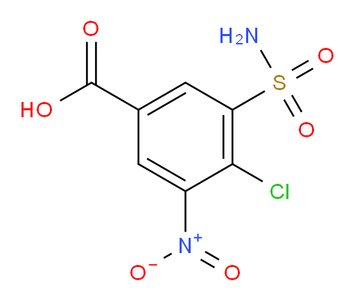 3-(Aminosulfonyl)-4-chloro-5-nitrobenzoic acid