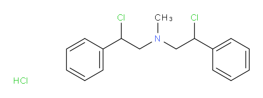 2-chloro-N-(2-chloro-2-phenylethyl)-N-methyl-2-phenylethanamine hydrochloride