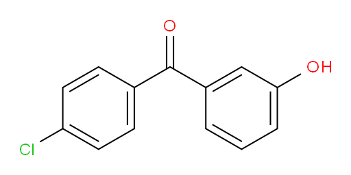 (4-chlorophenyl)(3-hydroxyphenyl)methanone
