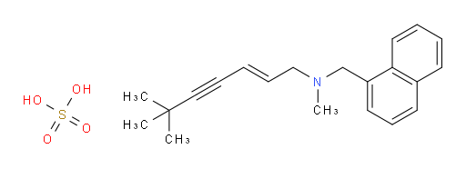 (E)-N,6,6-trimethyl-N-(naphthalen-1-ylmethyl)hept-2-en-4-yn-1-amine sulfate