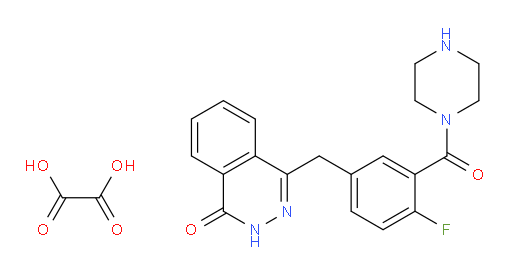 4-(4-fluoro-3-(piperazine-1-carbonyl)benzyl)phthalazin-1(2H)-one oxalate