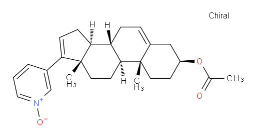 3-((3S,8R,9S,10R,13S,14S)-3-acetoxy-10,13-dimethyl-2,3,4,7,8,9,10,11,12,13,14,15-dodecahydro-1H-cyclopenta[a]phenanthren-17-yl)pyridine 1-oxide