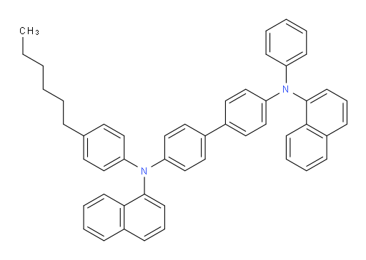 N4-(4-hexylphenyl)-N4,N4'-di(naphthalen-1-yl)-N4'-phenyl-[1,1'-biphenyl]-4,4'-diamine