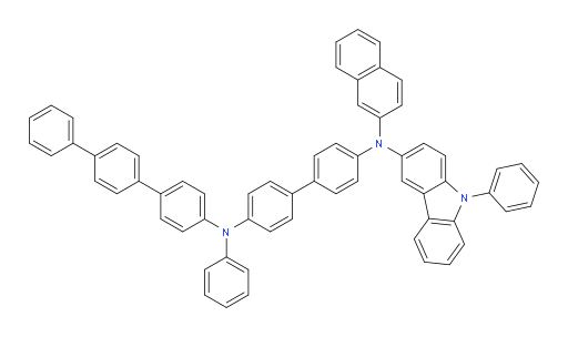 N4-([1,1':4',1''-terphenyl]-4-yl)-N4'-(naphthalen-2-yl)-N4-phenyl-N4'-(9-phenyl-9H-carbazol-3-yl)-[1,1'-biphenyl]-4,4'-diamine